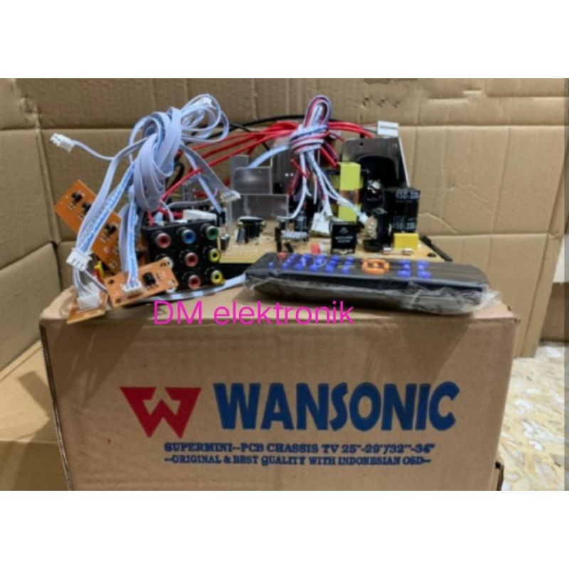mesin tv 29 slim wansonic asli