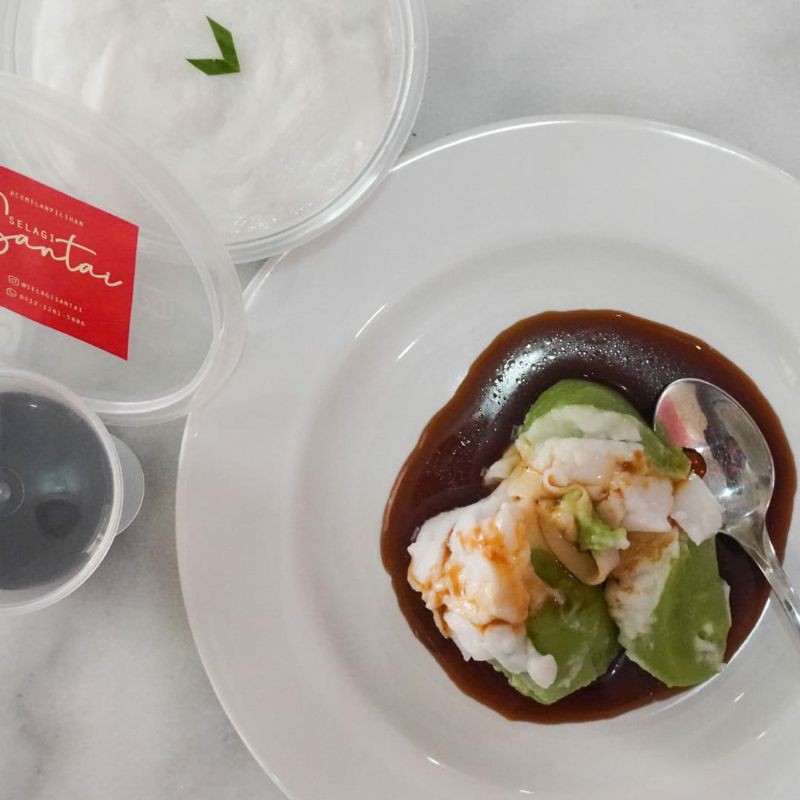 Bubur jongkong kelapa muda dengan gula aren. Kirim H+1 pembayaran