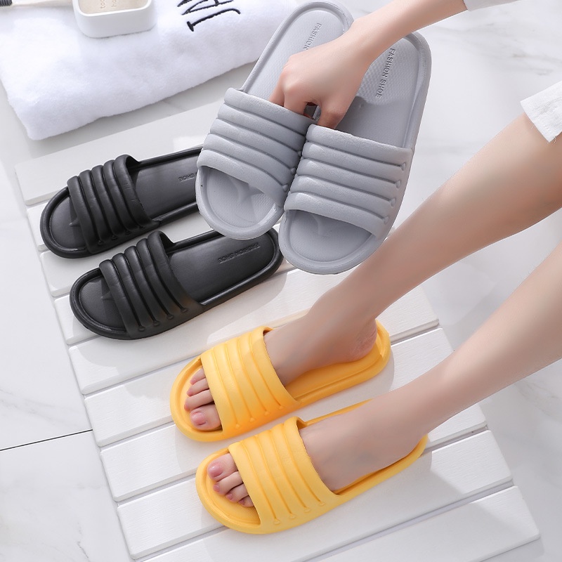 Acc Fashion Murah Sandal Karet Rumah EVA Candy Color Indoor Outdoor Rumah Kamar Mandi Anti Slip Empuk