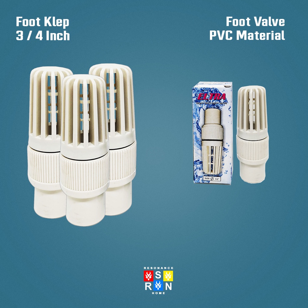 Foot Klep / Foot Valve Jumbo Ukuran 3/4 Inch Resonance Home