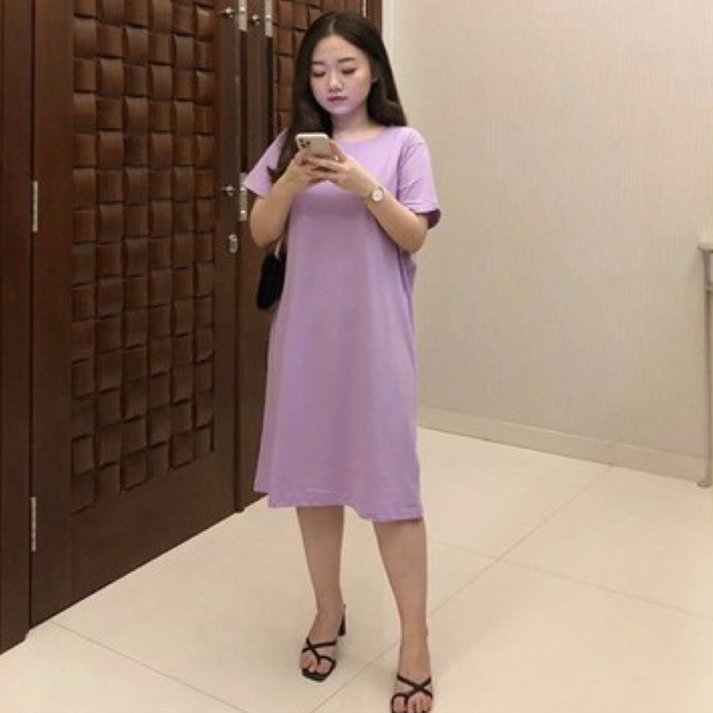 Dress Casual LILAC POLOS Dress NEW ITEM KEKINIAN TERBARU LIMITED STOCK!