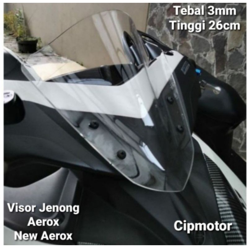 Visor Aerox 155 Jenong Clear Smoke