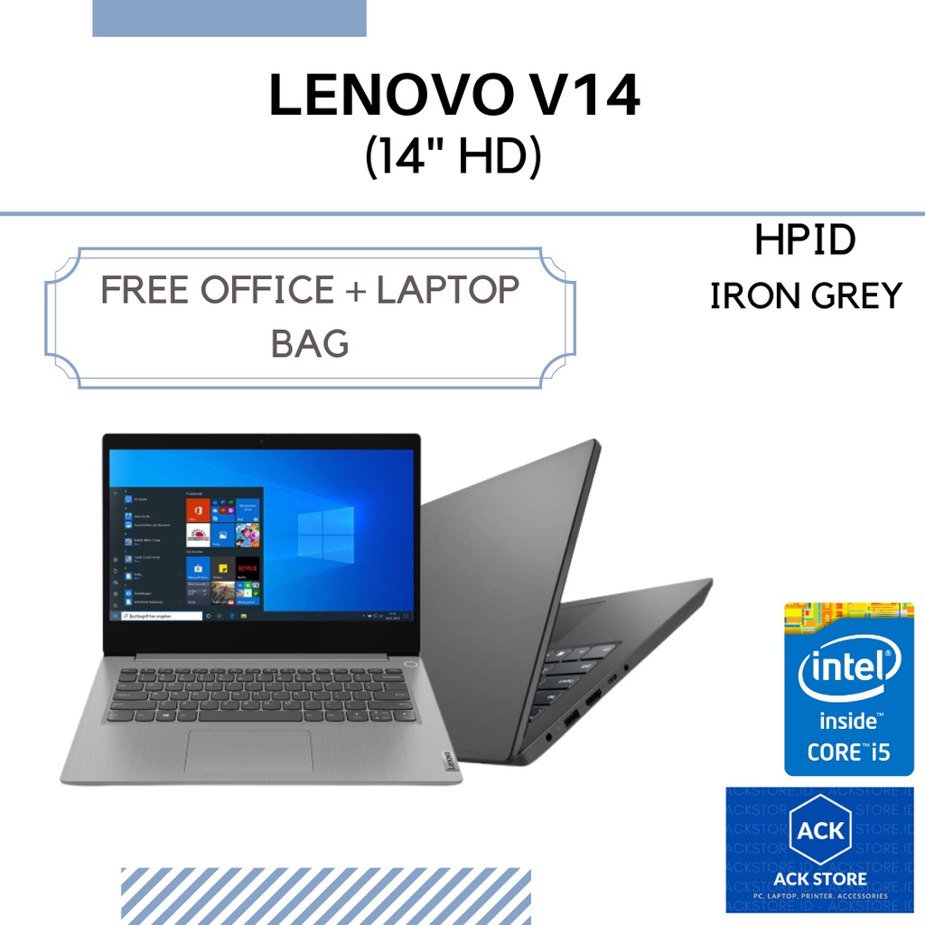 Laptop Lenovo V14 G2 ITL HPID OHS i5 1135G7 Win10 Home 4GB 1TB HDD SATA 14" HD