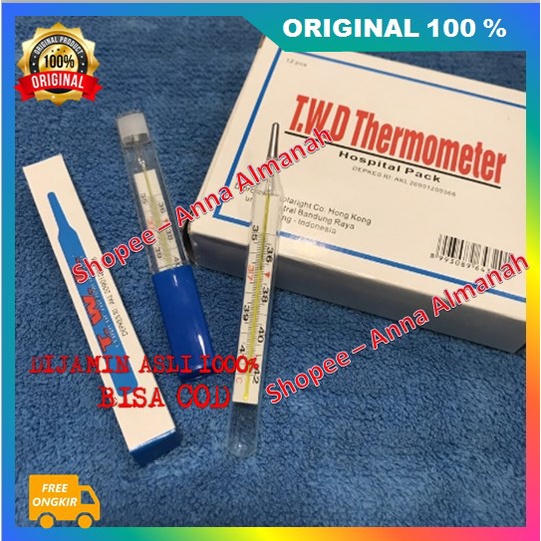 [BISA COD] PROMO Termometer Air Raksa Alat Mengukur Suhu Tubuh ORIGINAL