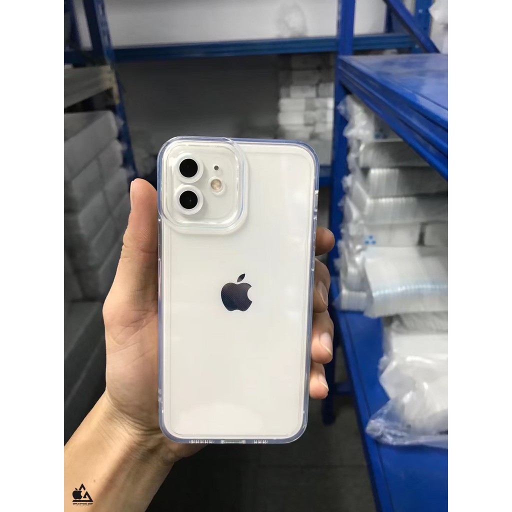 Soft Case Clear Bening + Frame iPhone 13 13 Pro Max Mini 12 12 PRO Max 11 11 PRO MAX XR X XS Max 7 7+ 8 8+ SE 2 With Frame Camera Kamera Softcase Silikon Jelly Tebal Clear Cover Bukan Hardcase