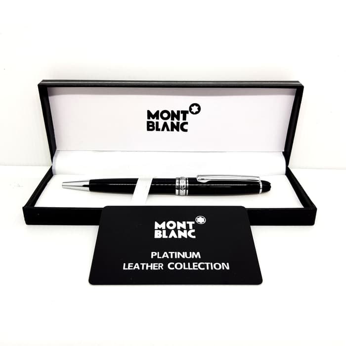 

MURAH Pen Kerja/Kantor MONTBLANC MEISTERSTUCK MIRROR ORIGINAL - silver, ballpoint