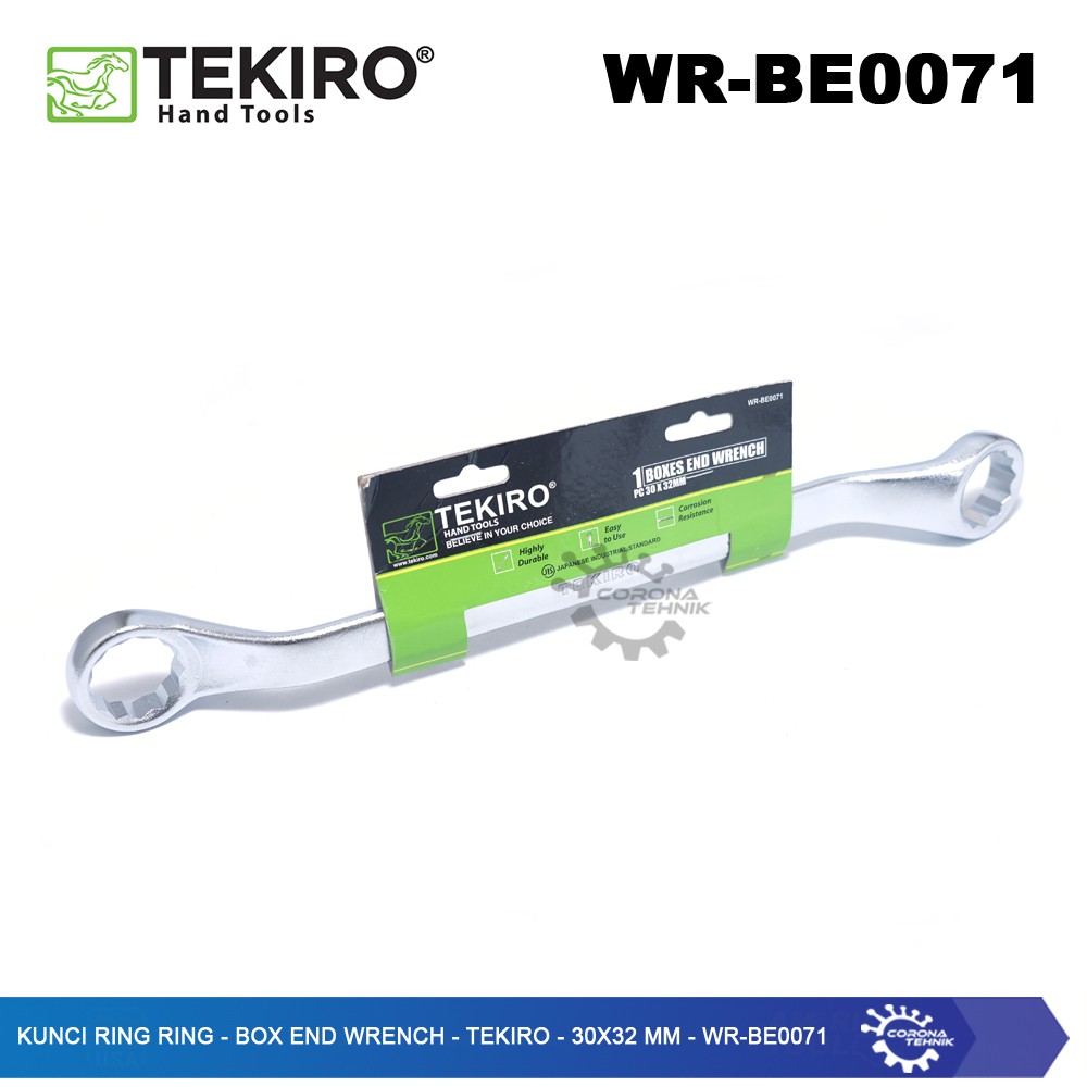 WR-BE0071 - Kunci Ring Ring - Box End Wrench - Tekiro - 30x32 mm