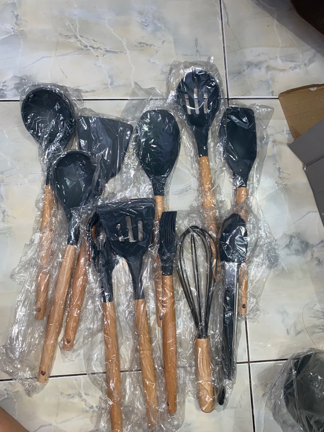 Silicone Spatula Utensil Kitchen Set Alat Masak Dapur Silikon