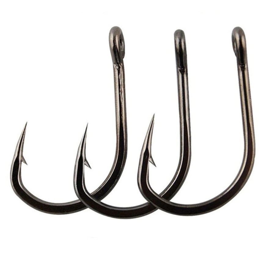 Kail Pancing Fishing Hook Barbed Carp Tackle - IZ2300 - Black