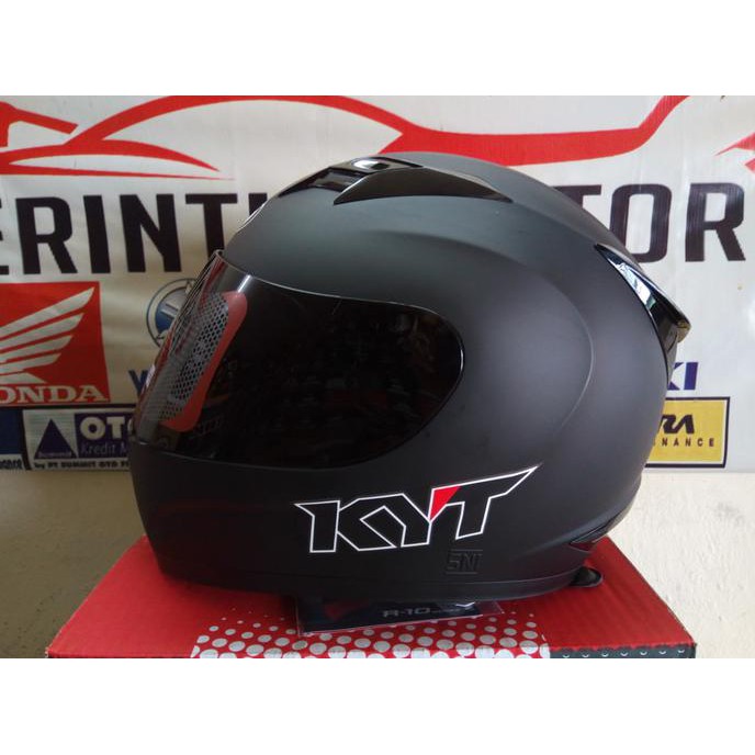 Helm KYT Fullface R 10 Black Doff