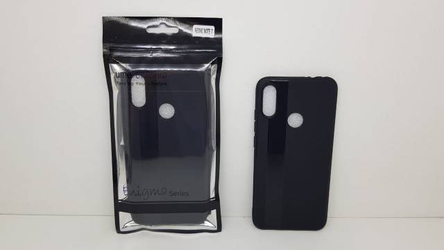 UME Enigma Series Redmi Note 7 6.3 inchi Soft Case Xiaomi Note 7 Black Fiber Carbon Slim Design