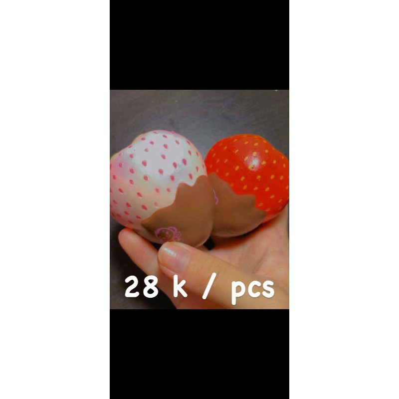 squishy strawberry cute