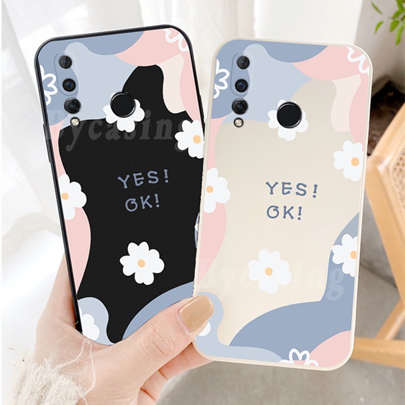 Soft Case Bahan Silikon Tpu Motif Bunga Daisy Untuk Huawei Y7A Y6P 2020 Nova 7i 3i 5t Y9 Prime 2019 Y9S