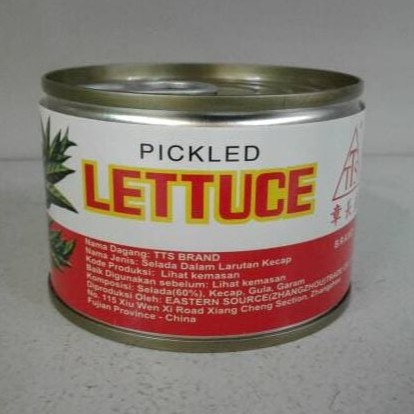 TTS Caisim Kaleng / Pickled Lettuce / Acar Selada Kaleng 182gr