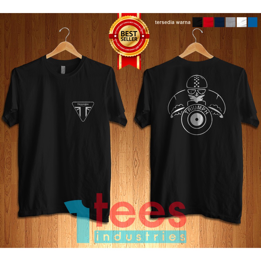 KAOS BAJU TRIUMPH RIDER LOGO