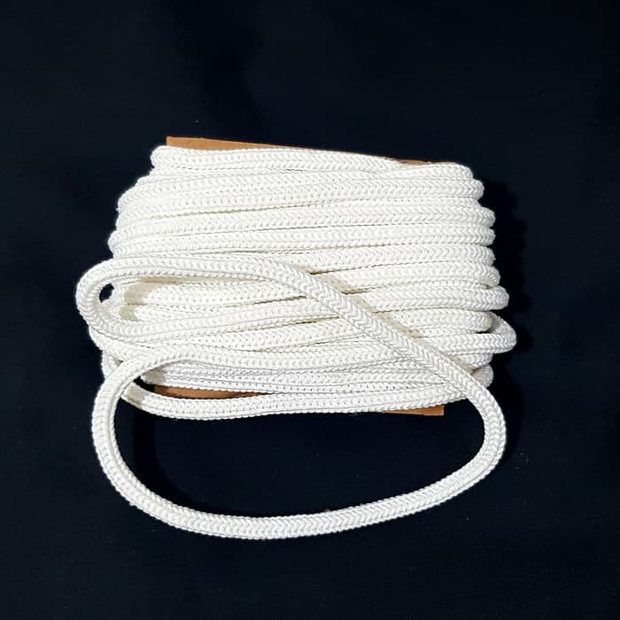 Tali Hoodie Putih Bulat Flat Aglet