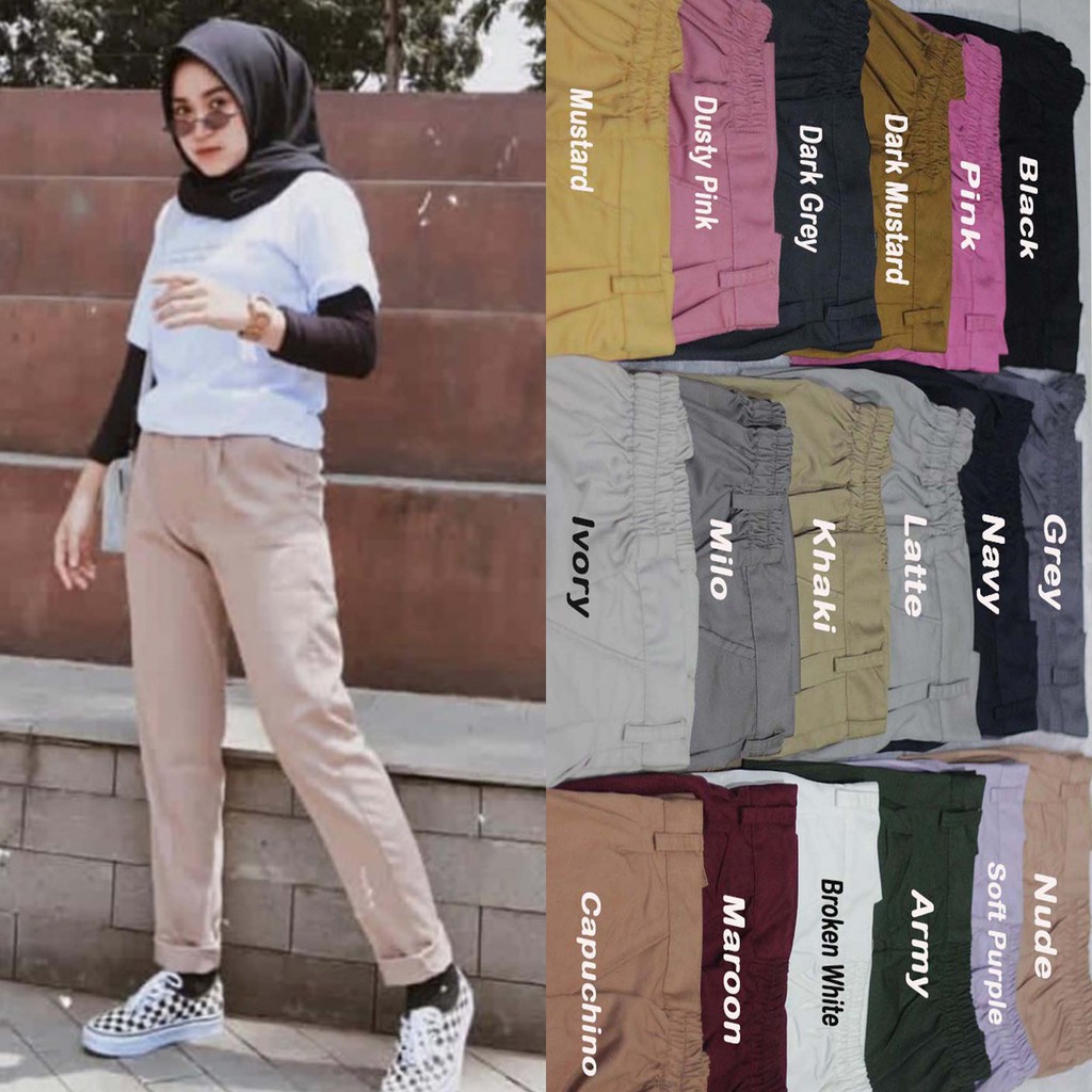 Muraaaahhhh Baggy  Pants  Celana  kerja wanita Shopee Indonesia