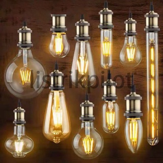 LAMPU LED FILAMEN 4 WATT EDISON 4W ST64 G80 G45 C35 FILAMENT LED 4W BULB 4W E27 OVAL LAMPU CAFE