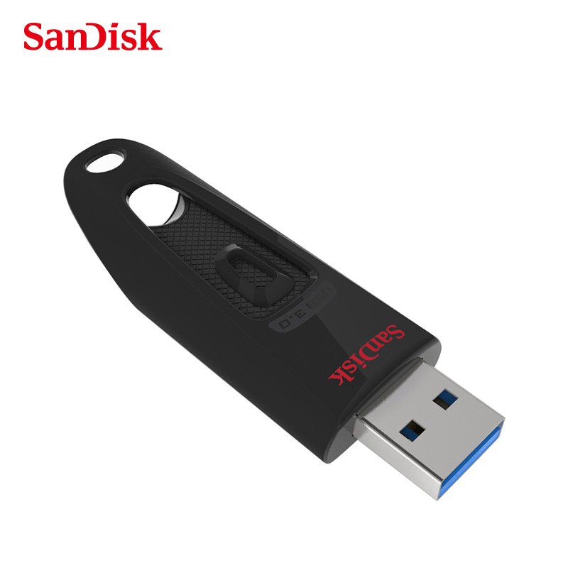 SanDisk Ultra USB 3.0 Flash Drive, CZ48 128GB, USB3.0, Black,