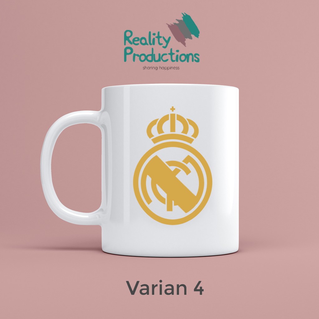 Merchandise Mug Gelas Cangkir Real Madrid FC