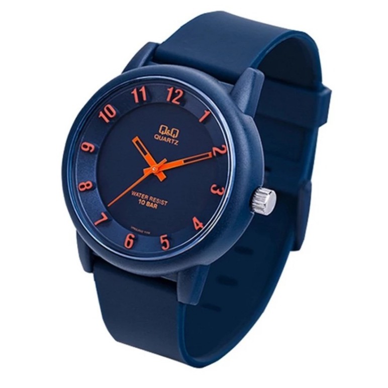 QQ Original Jam Tangan Unisex - VR52J002Y - Karet - Biru Dongker