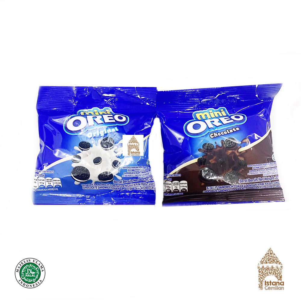 Mini Oreo Chocolate / Original 20,4 Gram SATUAN