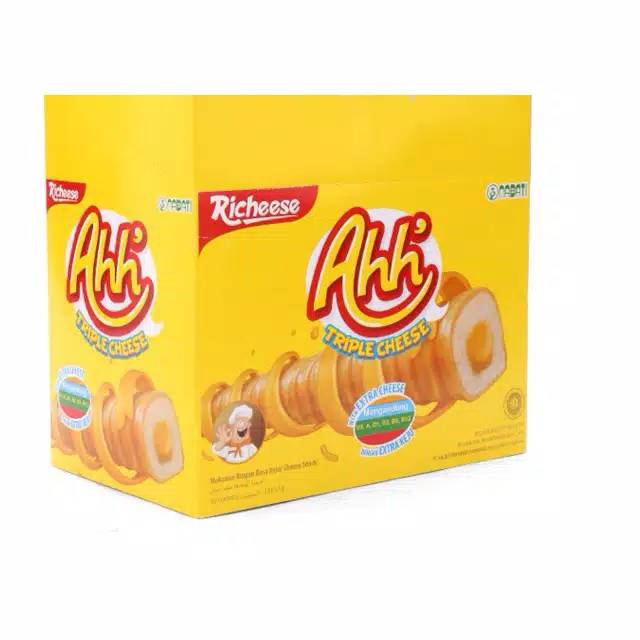 

RICHEESE NABATI AHH WAFER ROLL KEJU ISI 20 PCS @5.5GRAM