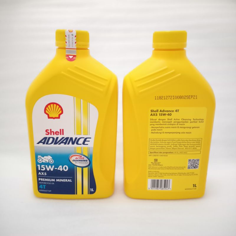 Motor Sport - Oli Shell Advance AX5 1 liter