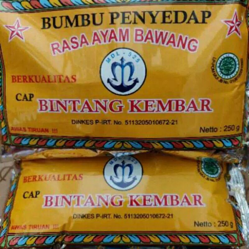 

BUMBU MASAK / BUMBU TABUR ATOM BINTANG / ATOM BINTANG KEMBAR / ATOOM TABUR BUBUK ANEKA RASA 250 GRAM