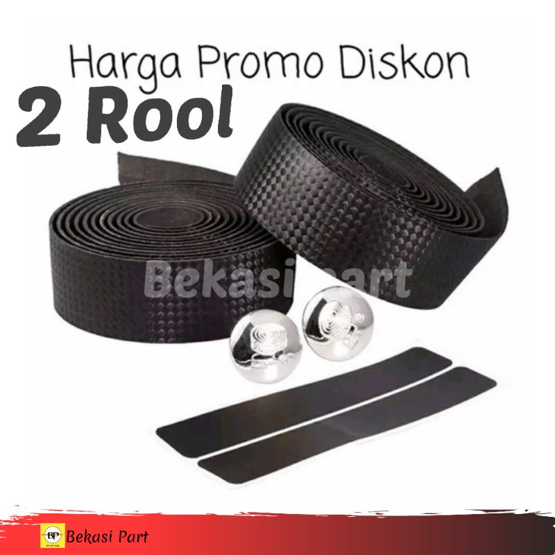 Bartape Roadbike Carbon - Bar tape handlebar sepeda balap fixie dropbar stang roadbike lilitan stang