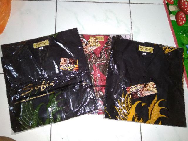 Jual Kemeja Batik Pekalongan | Batik Modern Pria | Batik Online Murah L Sekar Jagad Kuning