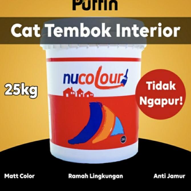 Cat tembok Interior Nucolour 25kg no ngapur