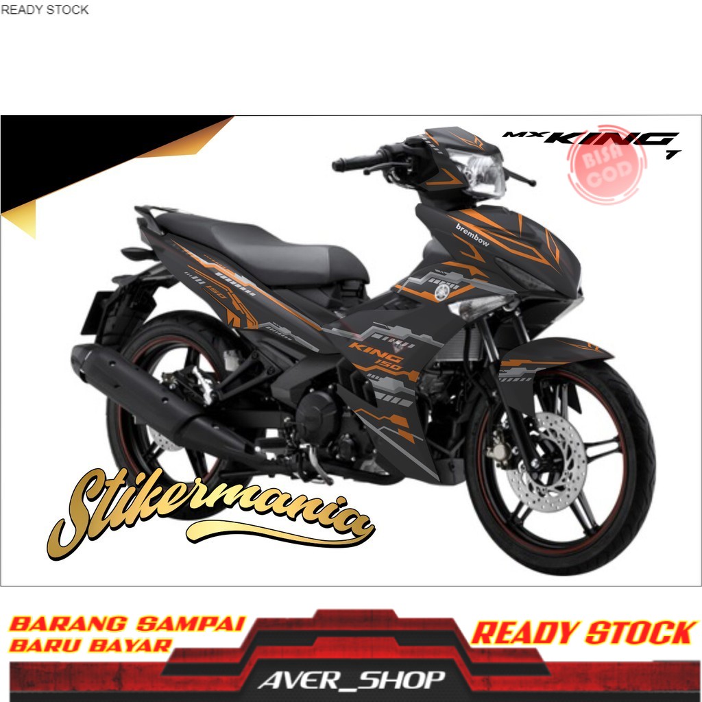 Decal mx king full body Striping variasi motor Sticker motor Stiker variasi mx king