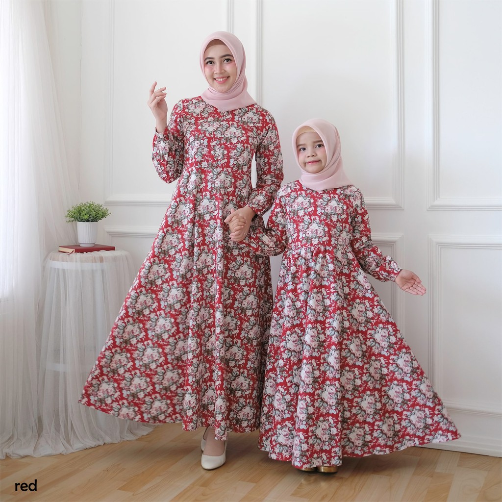 Gamis Dewasa Lia Bahan Katun Jepang Grade A