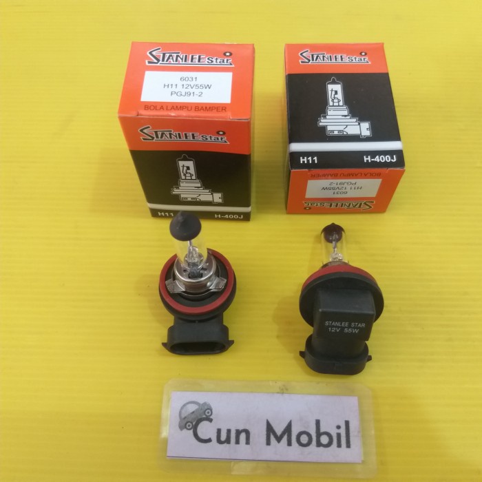 Bohlam Halogen H11 12V 55W Stanlee Star