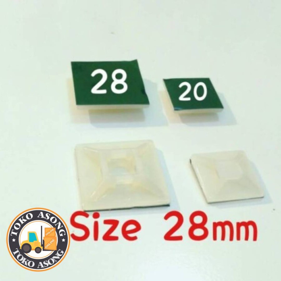 Tie Mount 20 kabel Twist Tie Mount 20 kabel Twist kebel pengikat.TIE MOUNT