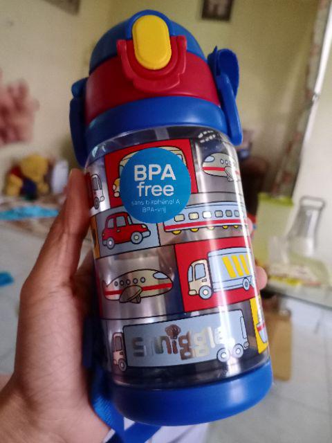 Botol Minum Anak Lions Star Botol Anak Tali Dan Sedotan Karakter Sikat Botol