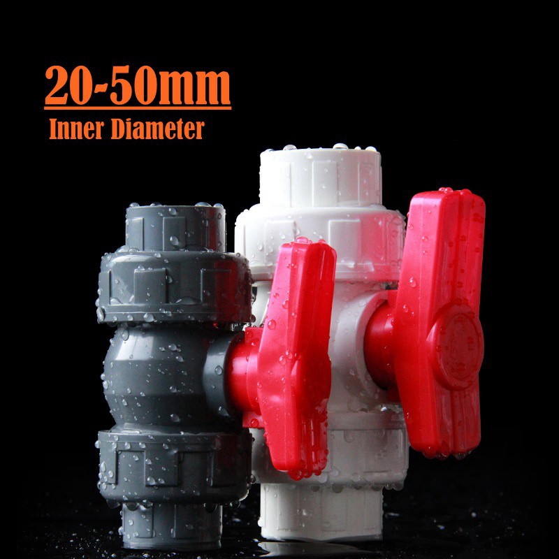 Adapter Konektor Pipa Air Bahan Pvc Diameter Dalam 20mm Ke 50mm Untuk Akuarium Ikan