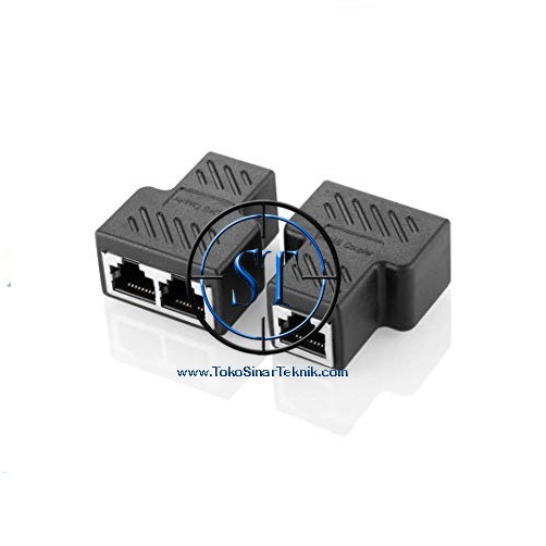 RJ45 Splitter Metal 1-2 Ethernet LAN Divider Network Extender Inttenet Wifi Wireless  BA-103-M