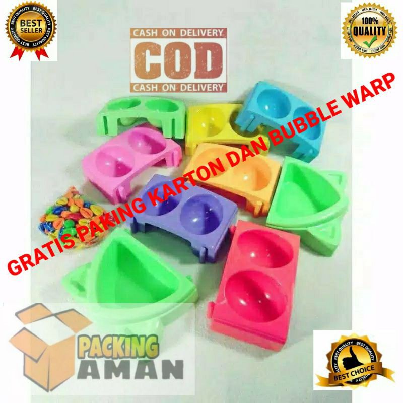 Mainan Tradisional Congklak Susun Congklak Rakitan dan biji Congklak Warna Warni