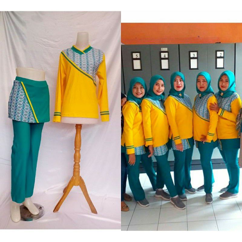 po baju senam pkk wanita muslimah