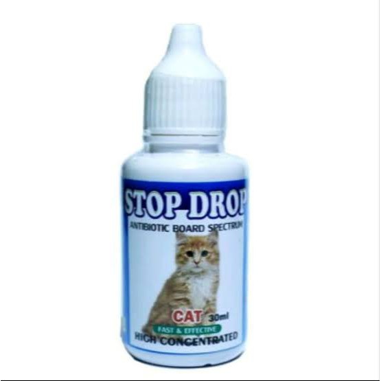 Anti Biotik Kucing Stop Drop 30 Ml Obat Kucing Sakit Shopee Indonesia