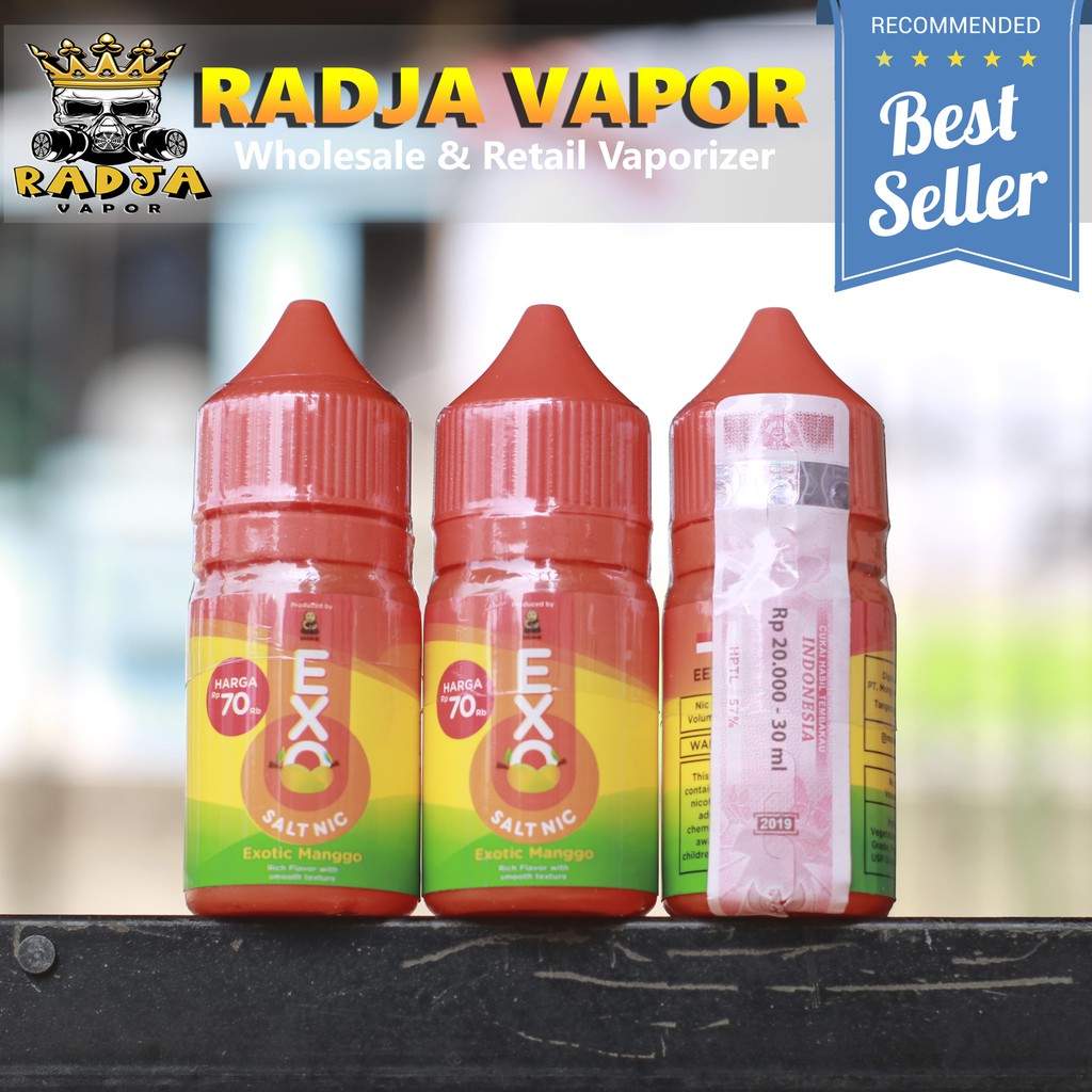 Exo Salt Nic Ripe Mango 30ml 10mg Liquid Pods Shopee Indonesia