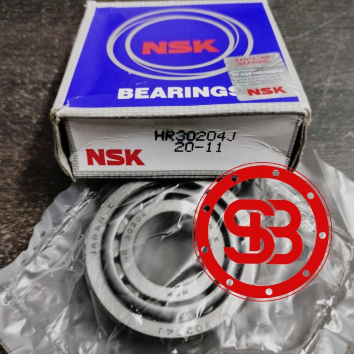 BEARING 30204 NSK Roda Depan Luar Zebra Espass S88 S89