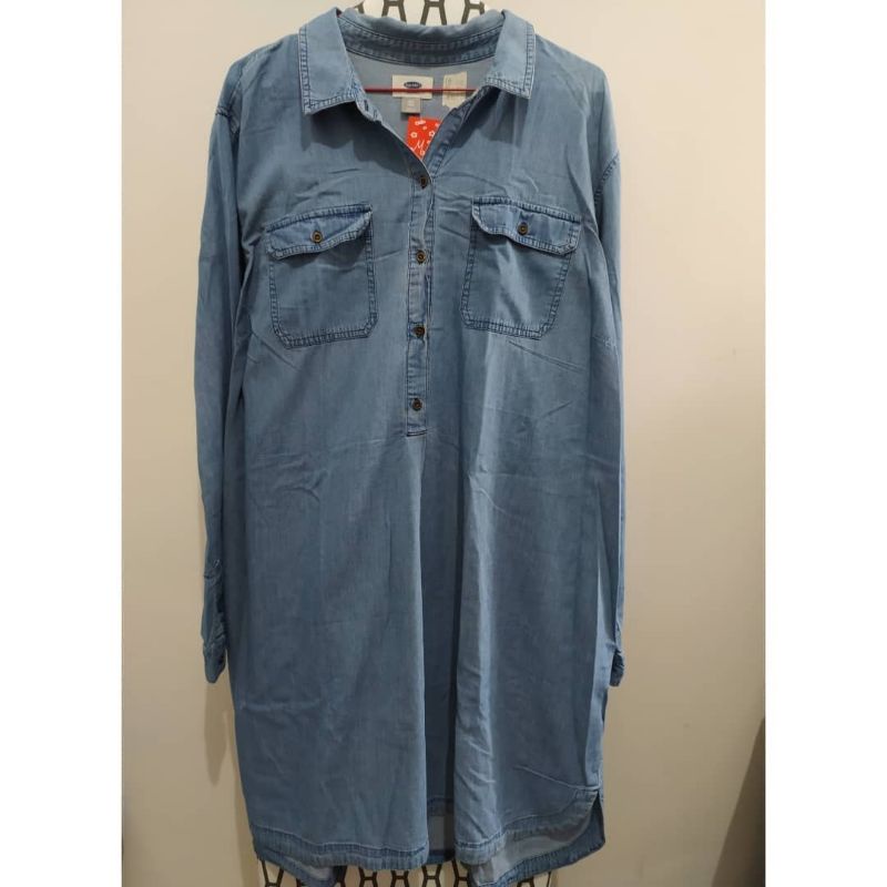 PL kemeja dress/kemeja panjang/kemeja jeans/Old Navy