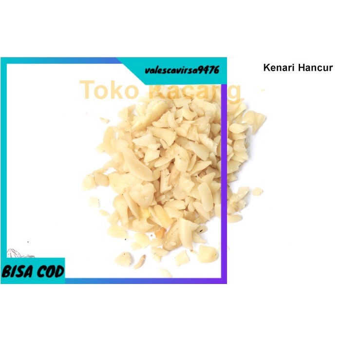 

⭐BISA COD⭐ Kacang Kenari Hancur Kasar 500g