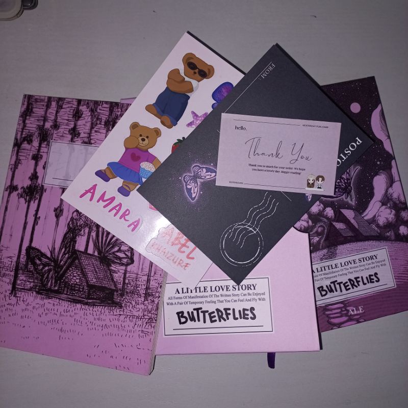 PRELOVED NOVEL BUTTERFLIES BY ALESACAKES