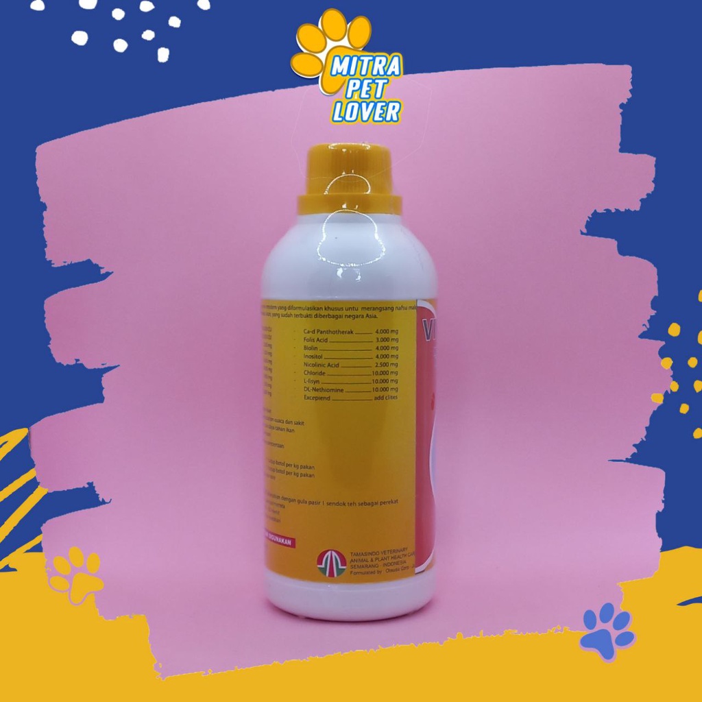 SUPLEMEN NAFSU MAKAN IKAN - VIKAN LIQUID 500 ML ORIGINAL - MENINGKATKAN NAPSU MAKAN &amp; KEKEBALAN TUBUH KOI LELE - CEGAH STRES - MURAH - PET ANIMAL HEALTHCARE AND VETERINARY TAMASINDO OBAT KESEHATAN DAN VITAMIN TERNAK HEWAN BINATANG PELIHARAAN MITRAPETLOVER