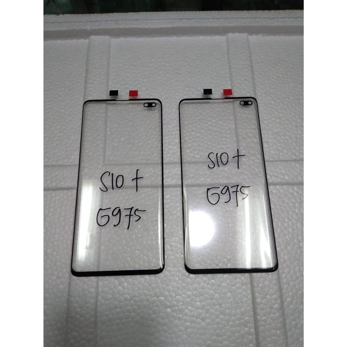 Kaca TouchScreen Digitizer TS Kaca Layar Sentuh Kaca Depan LCD Samsung S10 Plus G975