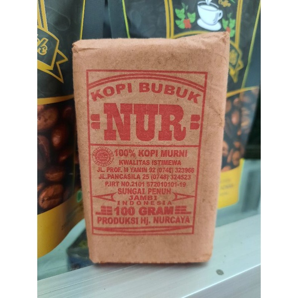 

KOPI NUR KERINCI, SUNGAI PENUH 100 GRAM